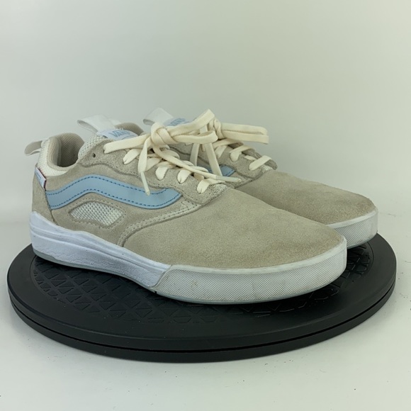 Vans UltraRange Pro Cream/Blue Skate Shoes Men's Size 6.5 Women's Size 8 - Picture 4 of 12